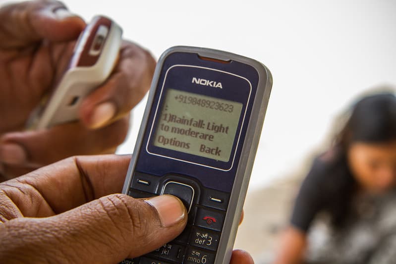Indian Farmer get weather updates through SMS