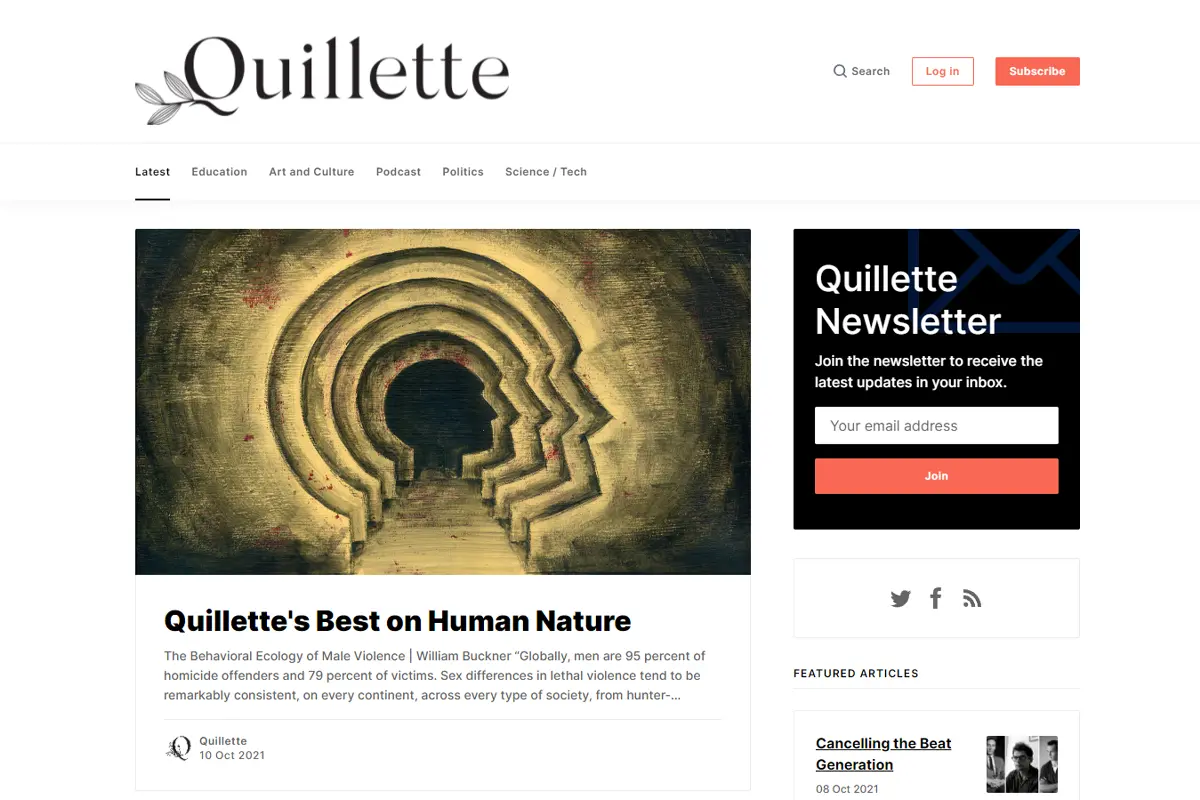 Quillette Homepage