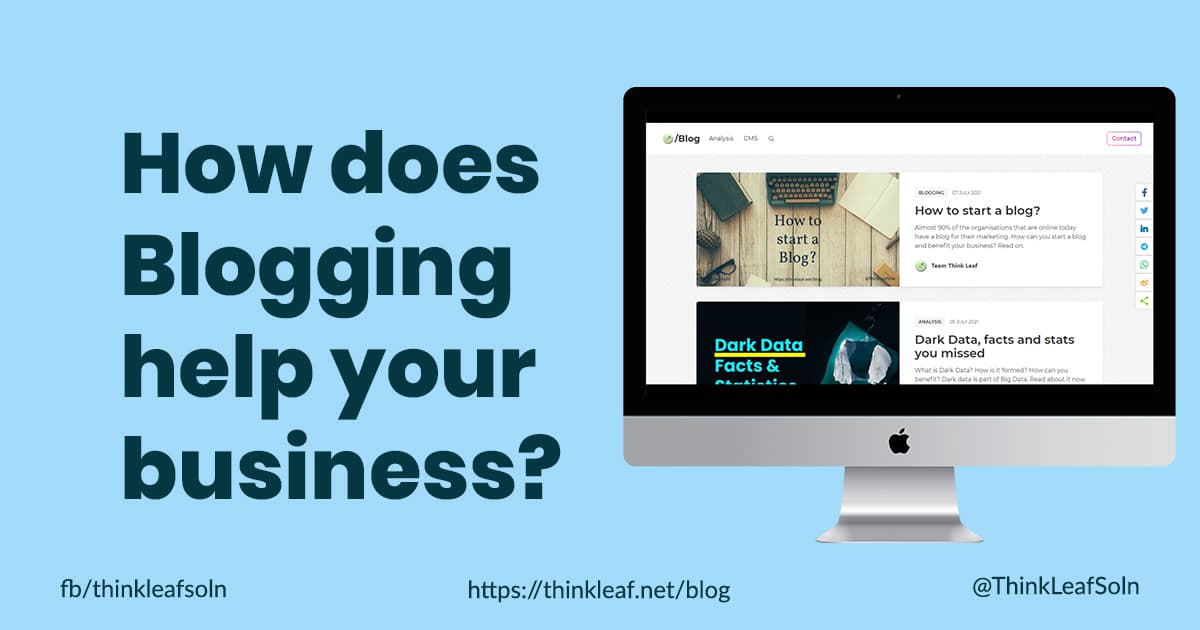 How does Blogging help your business?