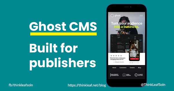 Ghost CMS - The CMS built for publishers