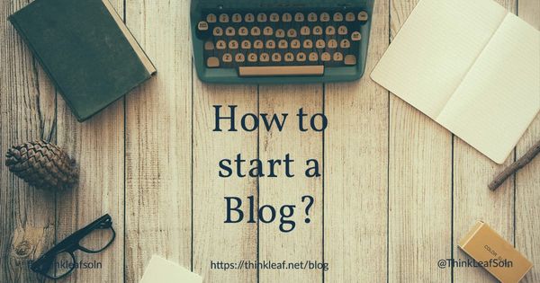 How to start a Blog