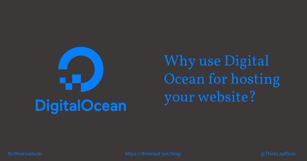 Digital Ocean Logo with text why use Digital Ocean for hosting your websit